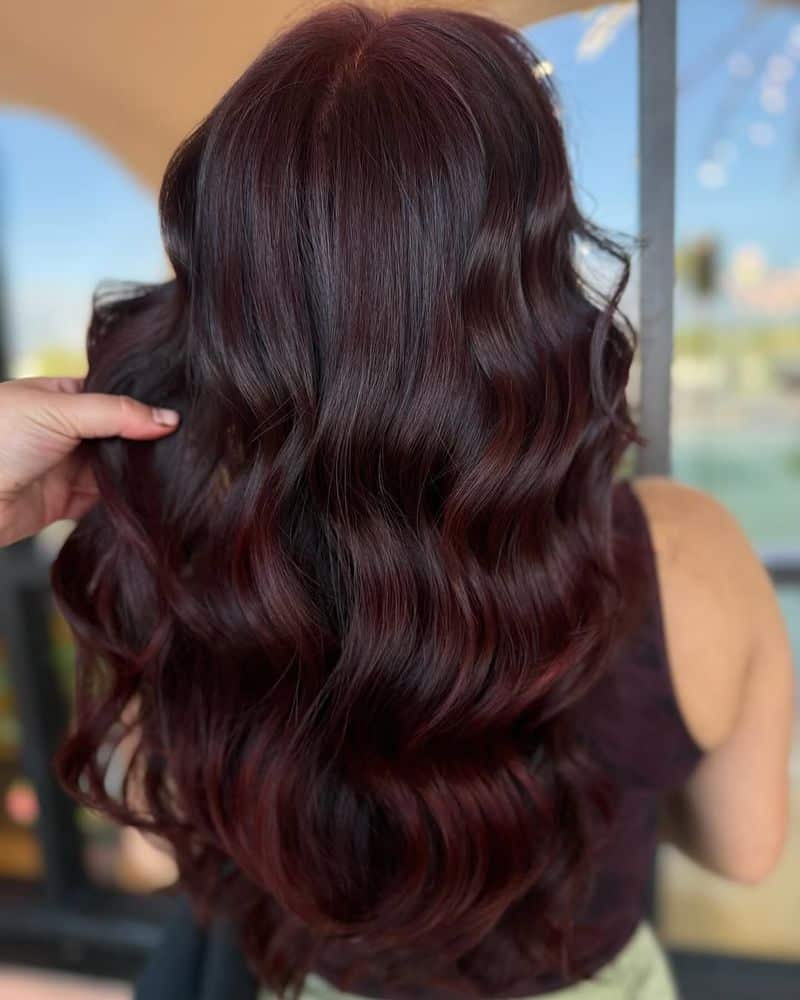 7. Deep Merlot Waves