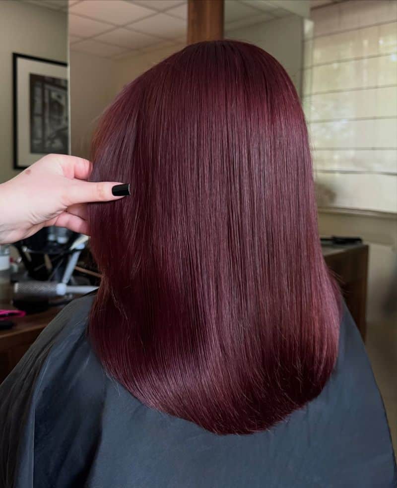 9. Deep Plum Gloss