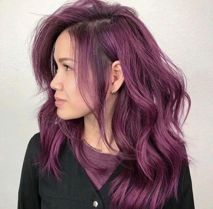 23. Deep Plum and Violet Waves