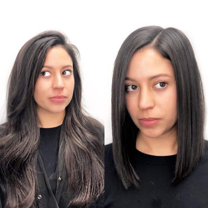 8. Deep Side Part Glass Lob