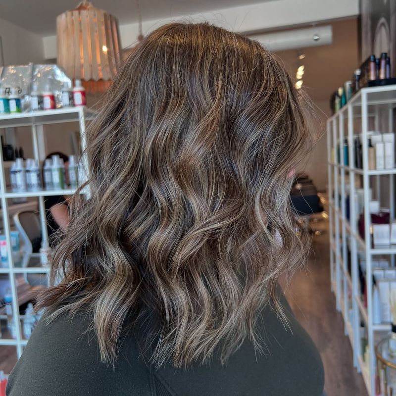 48. Dimensional Ash Brown Waves