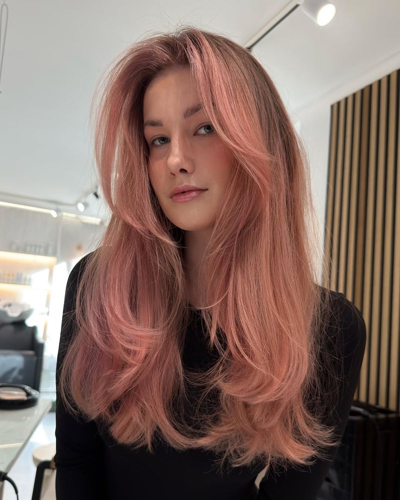 40. Dusty Rose Butterfly Layers