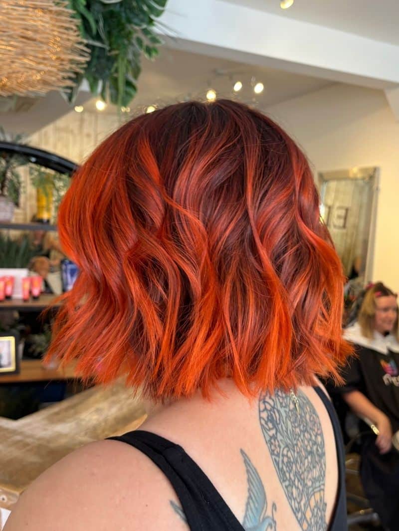21. Electric Amber Bob
