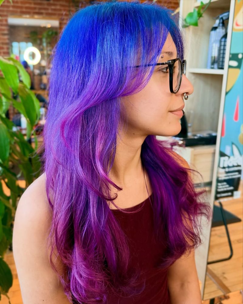51. Electric Blue and Violet Melt