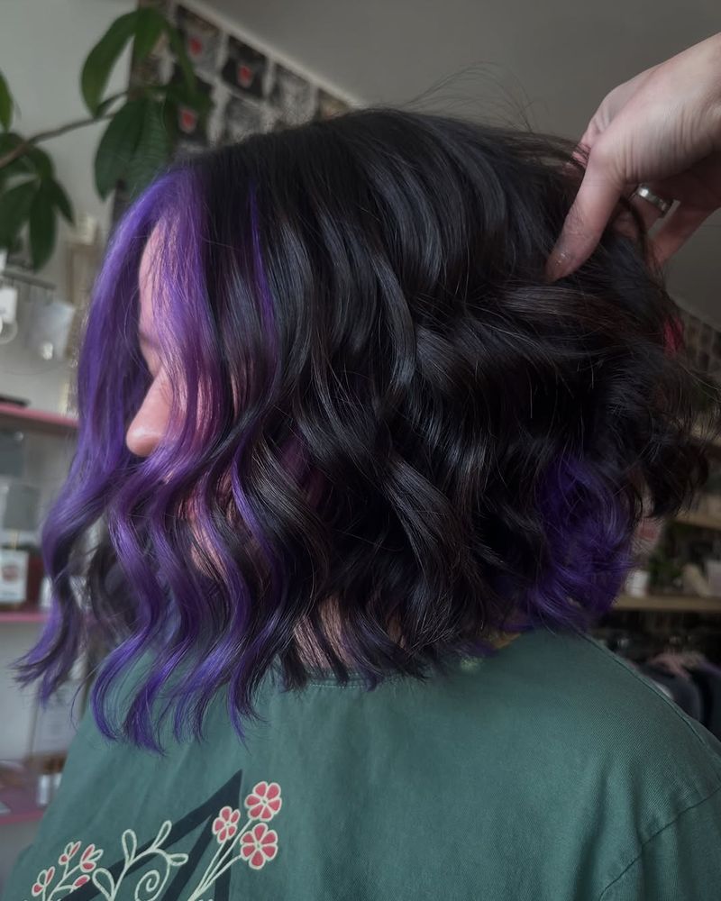 22. Electric Violet Halo on Deep Espresso Base