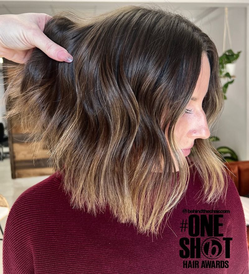 47. Espresso Waves with Honey Highlights