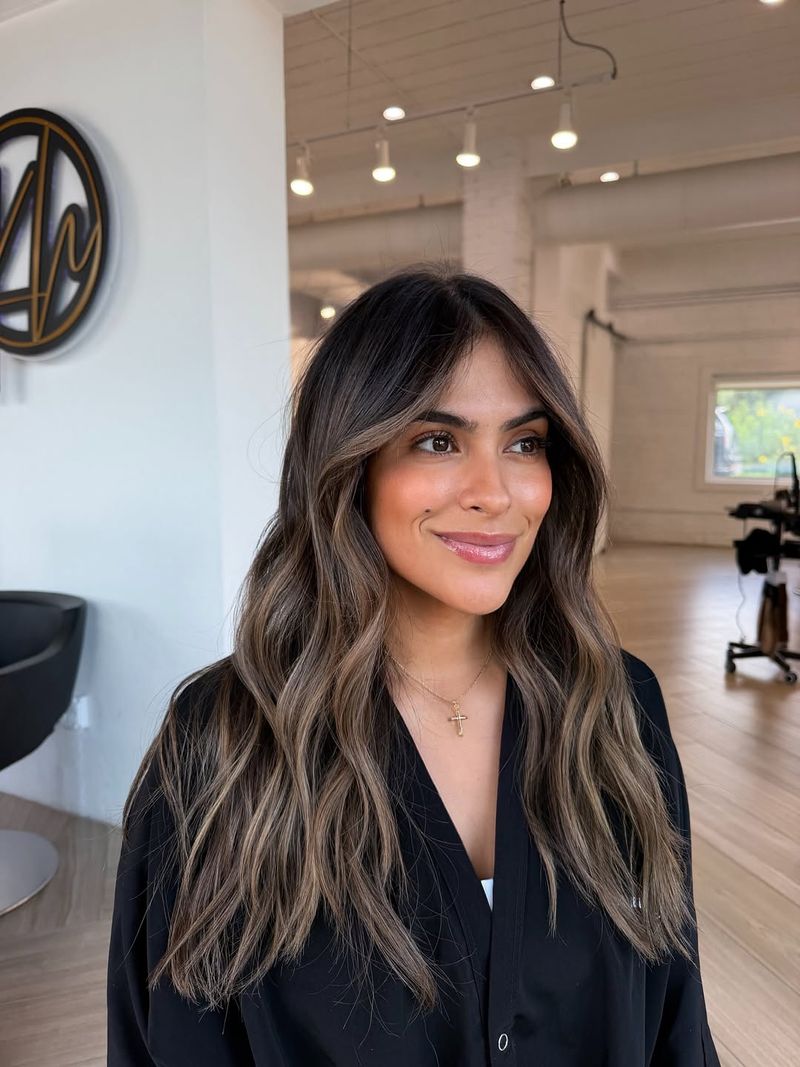 5. Espresso and Salted Caramel Balayage