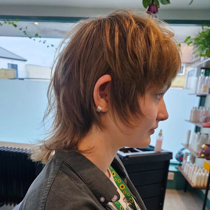 52. Feathered Shag with Tapered Neck