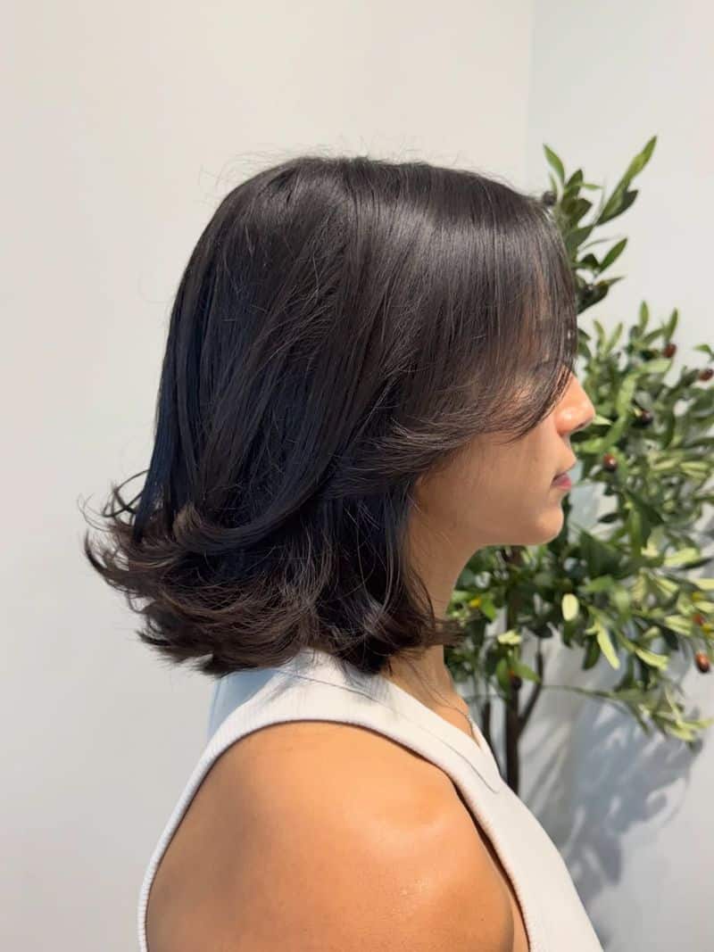 15. Flared Retro Shag Bob