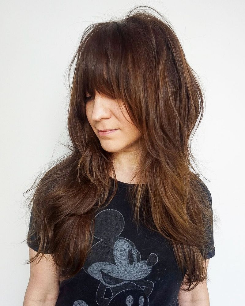 57. Full Fringe Chestnut Shag