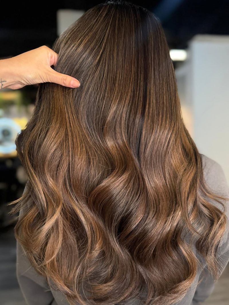 29. Glazed Caramel Ribbon Waves