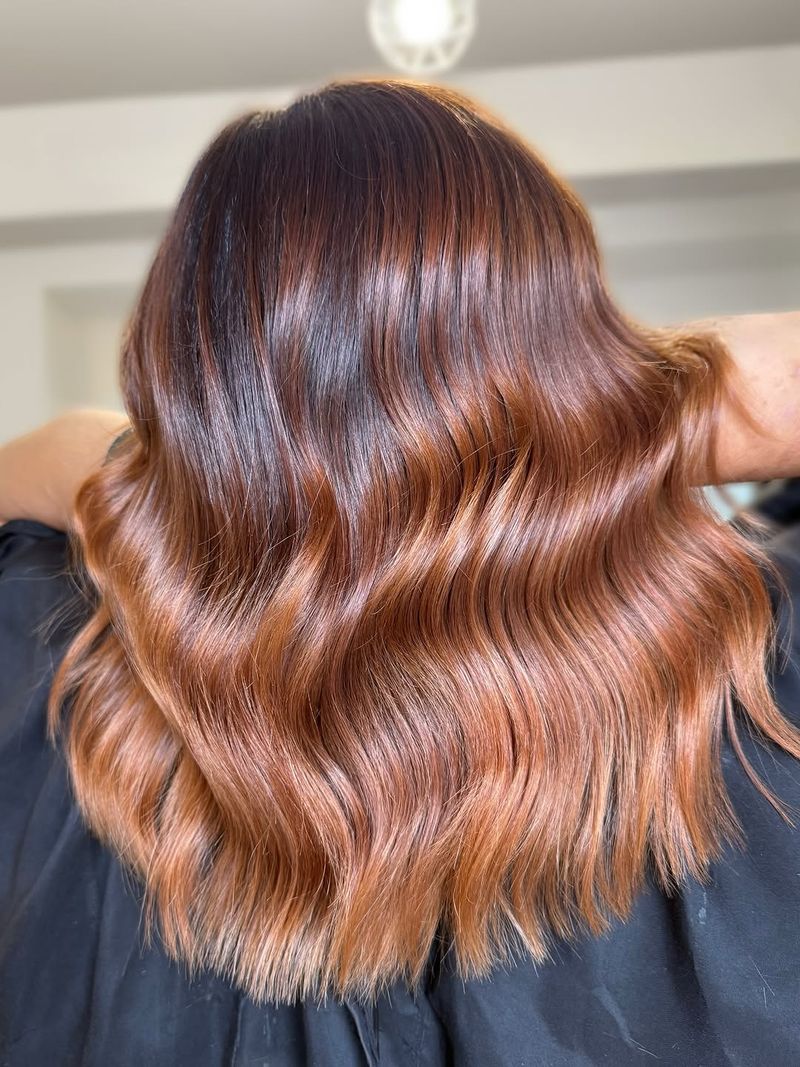 25. Glossy Auburn Melt