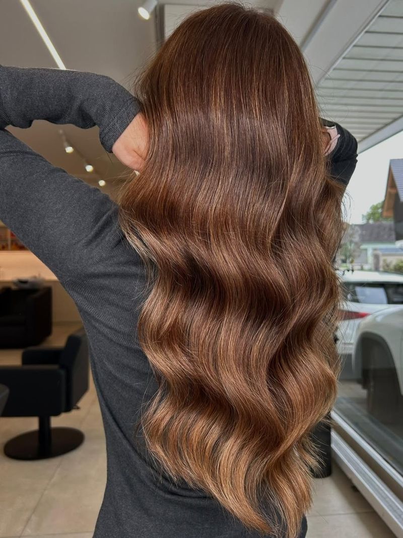 29. Glossy Cinnamon Waves