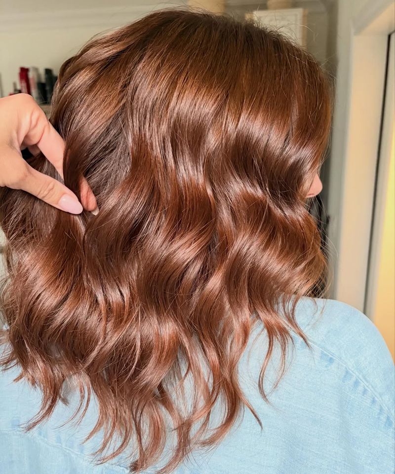 38. Glossy Cinnamon Waves