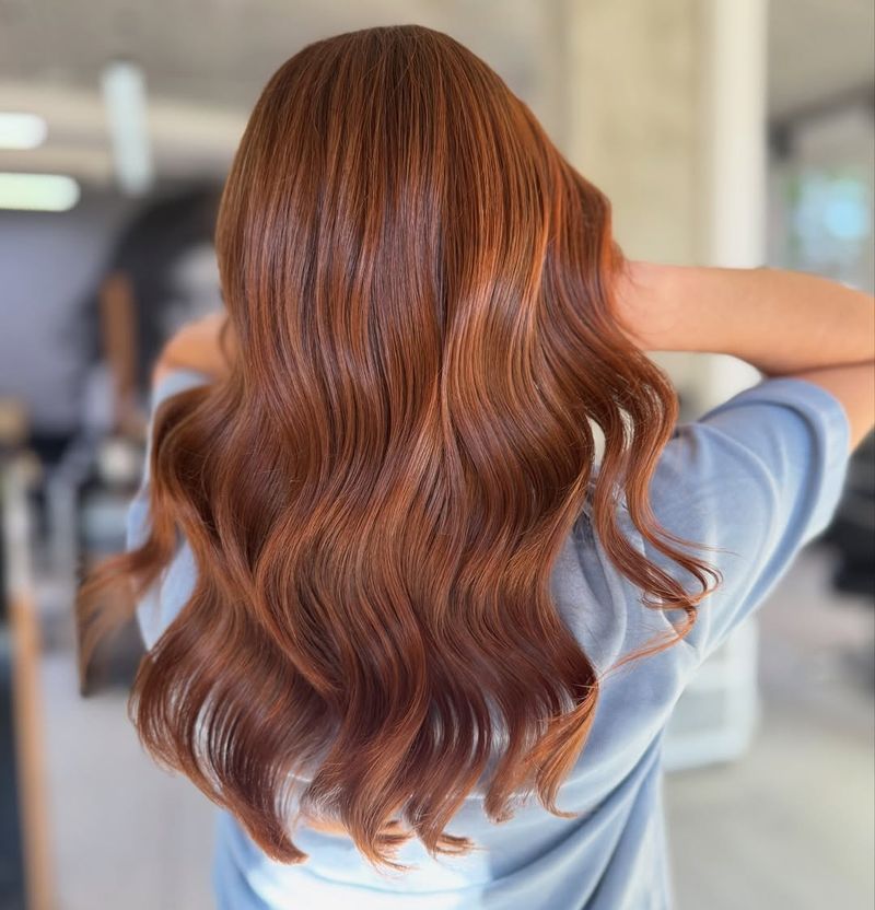 28. Glossy Cinnamon Waves