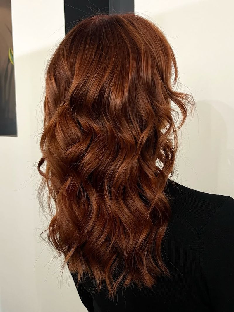 20. Glossy Copper Waves