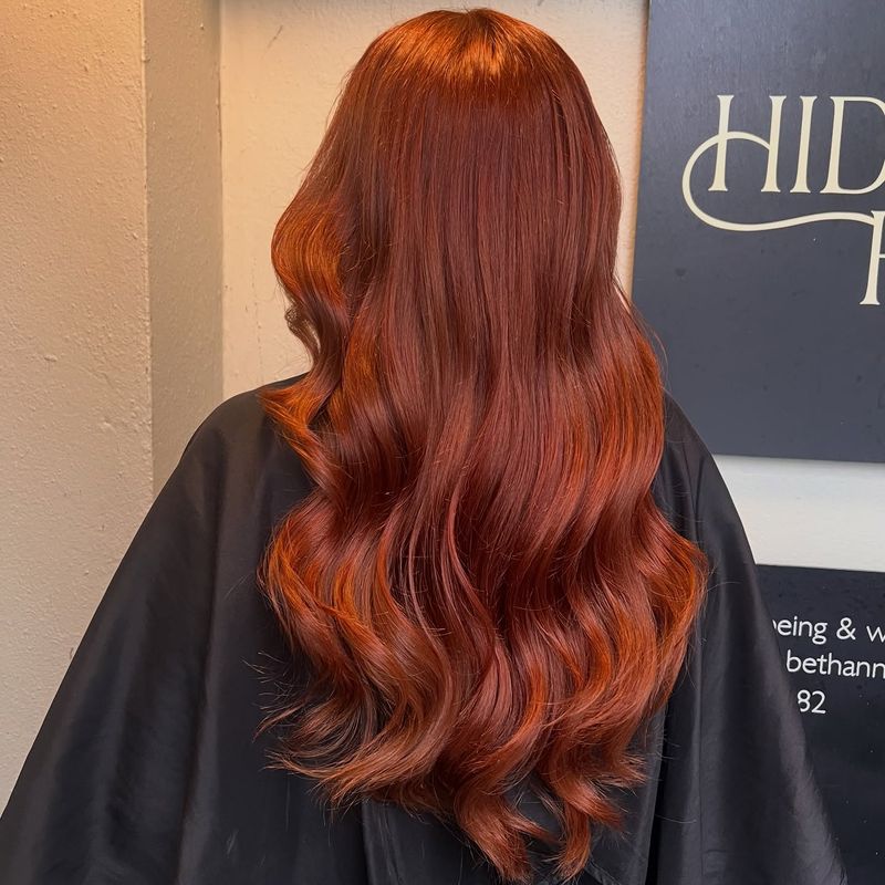 23. Glossy Copper Waves
