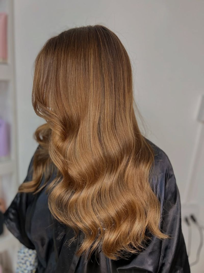 25. Glossy Golden Waves