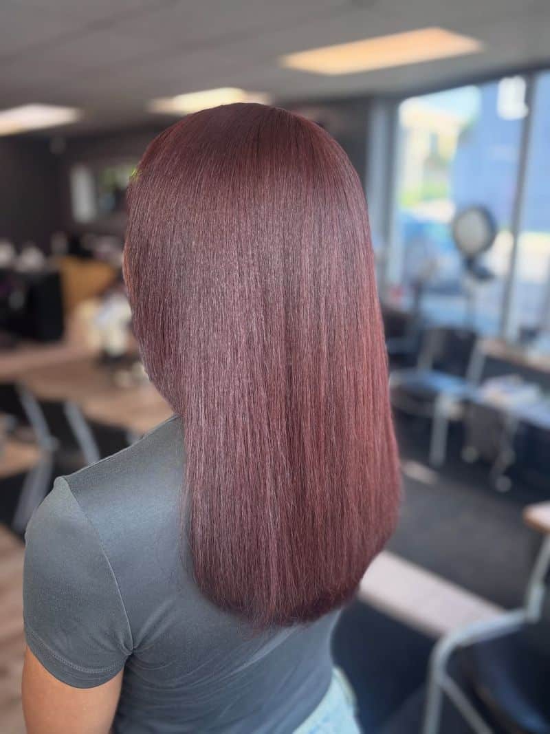 2. Glossy Long Layers