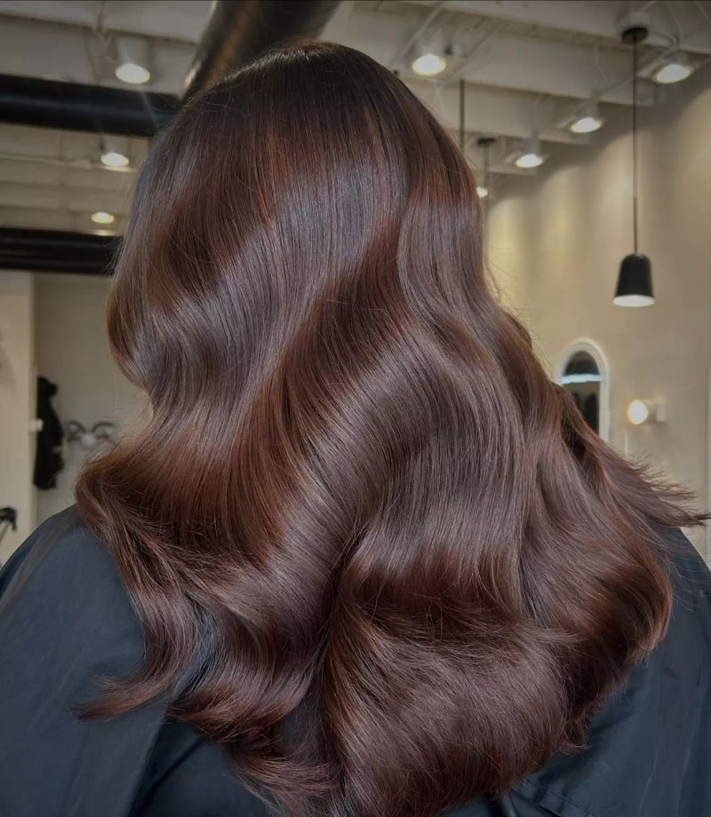 22. Glossy Mahogany Waves