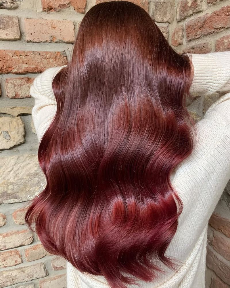 21. Glossy Mahogany Waves