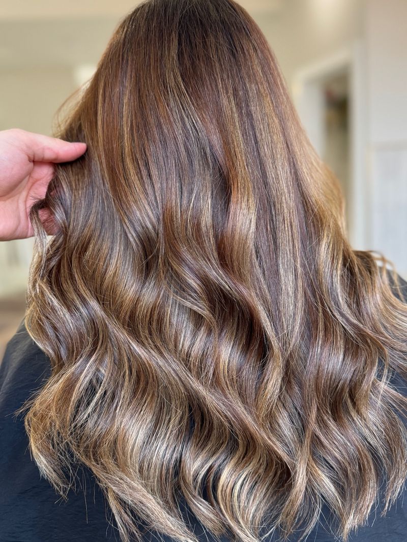 10. Golden Amber Balayage