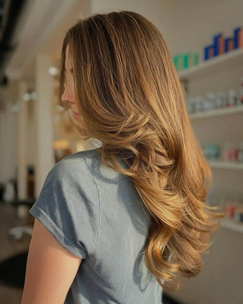 5. Golden Caramel Cascade
