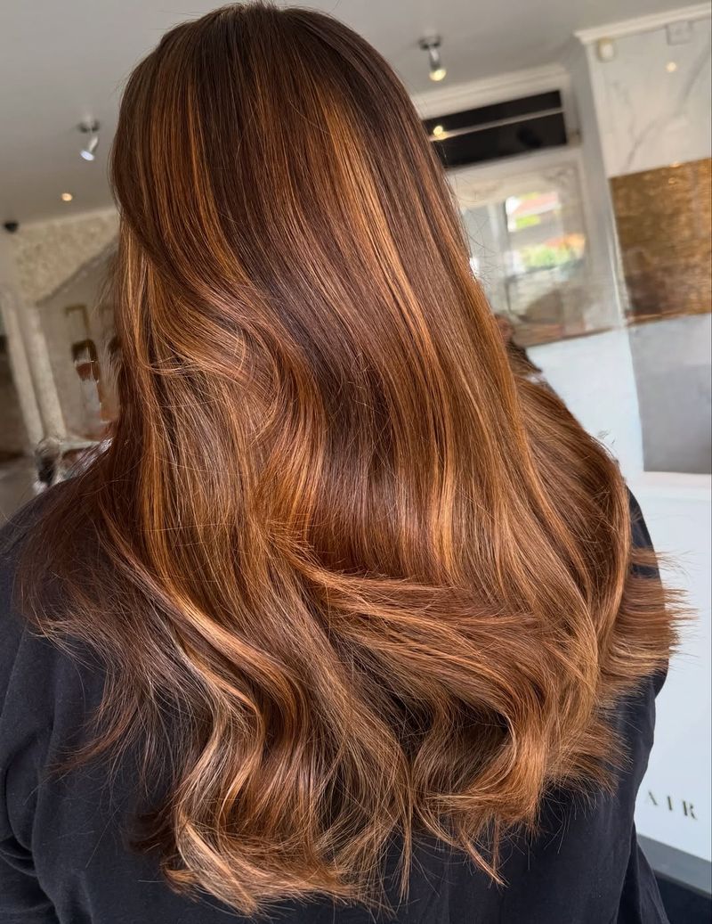 21. Golden Chestnut Waves