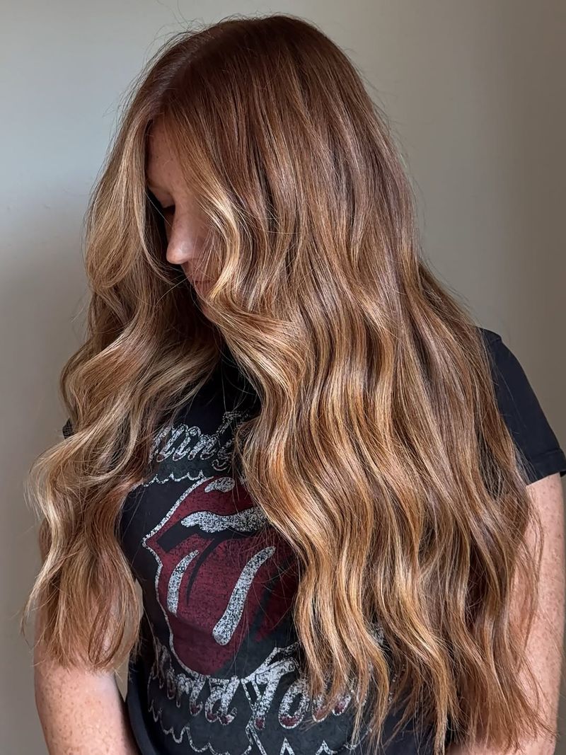 14. Golden Copper Waves