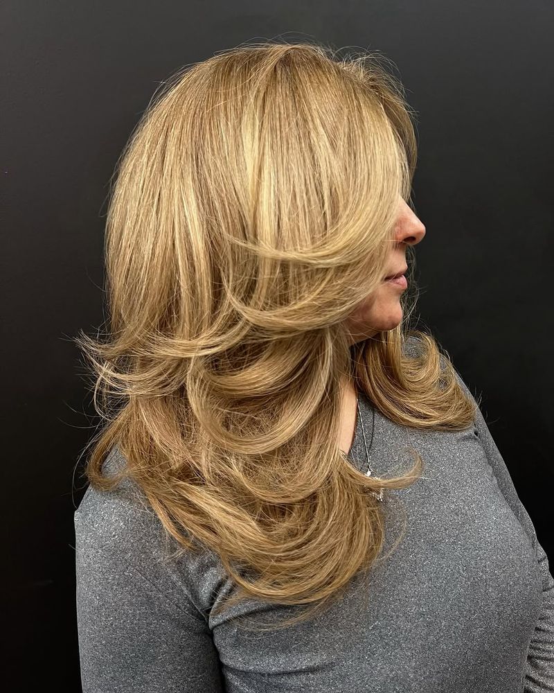 35. Golden Honey Blowout Layers