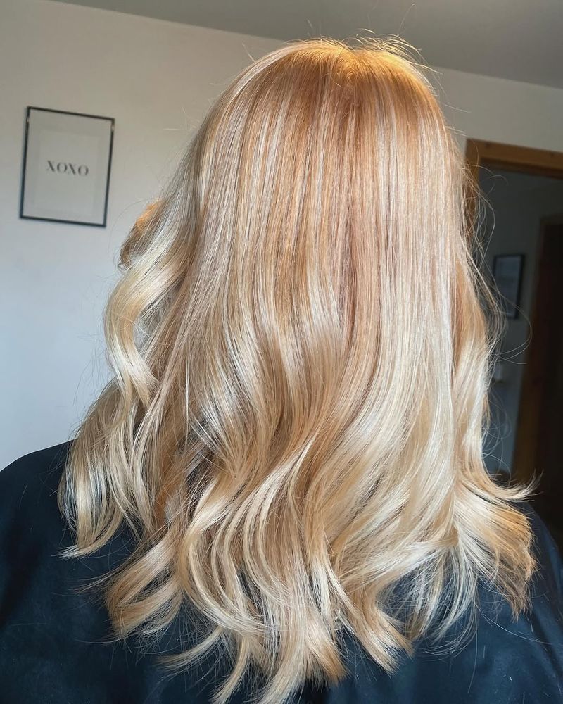 5. Golden Peach Highlights