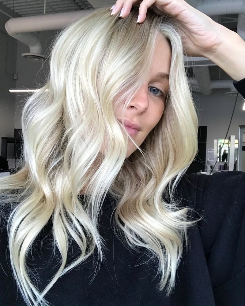7. Icy Platinum Waves