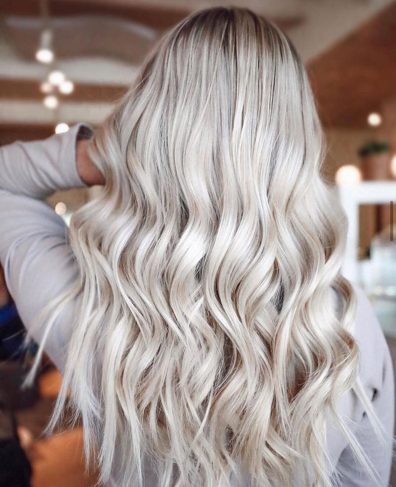 15. Icy Platinum Waves