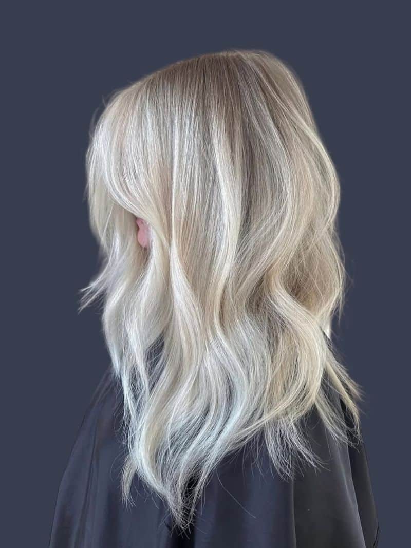 1. Icy Platinum Waves with Soft Root Melt