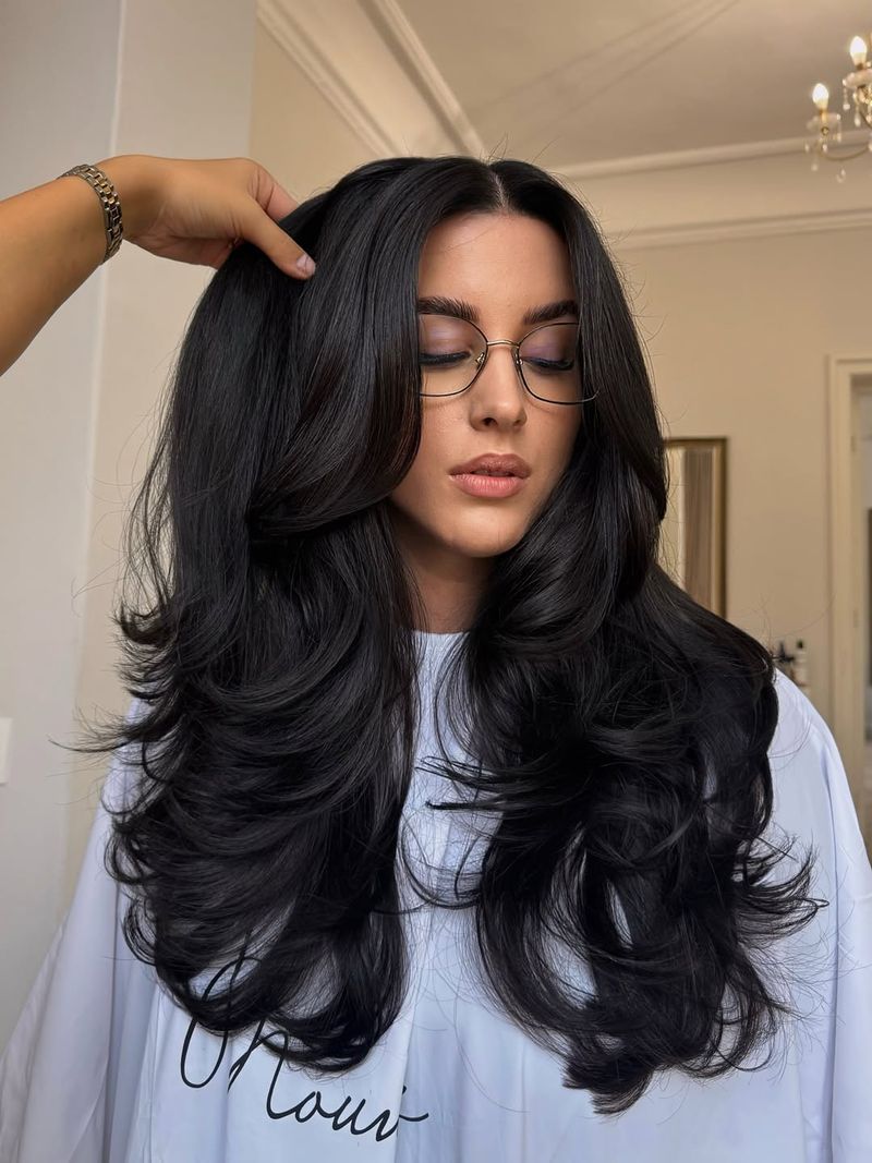 4. Jet Black Bombshell Layers