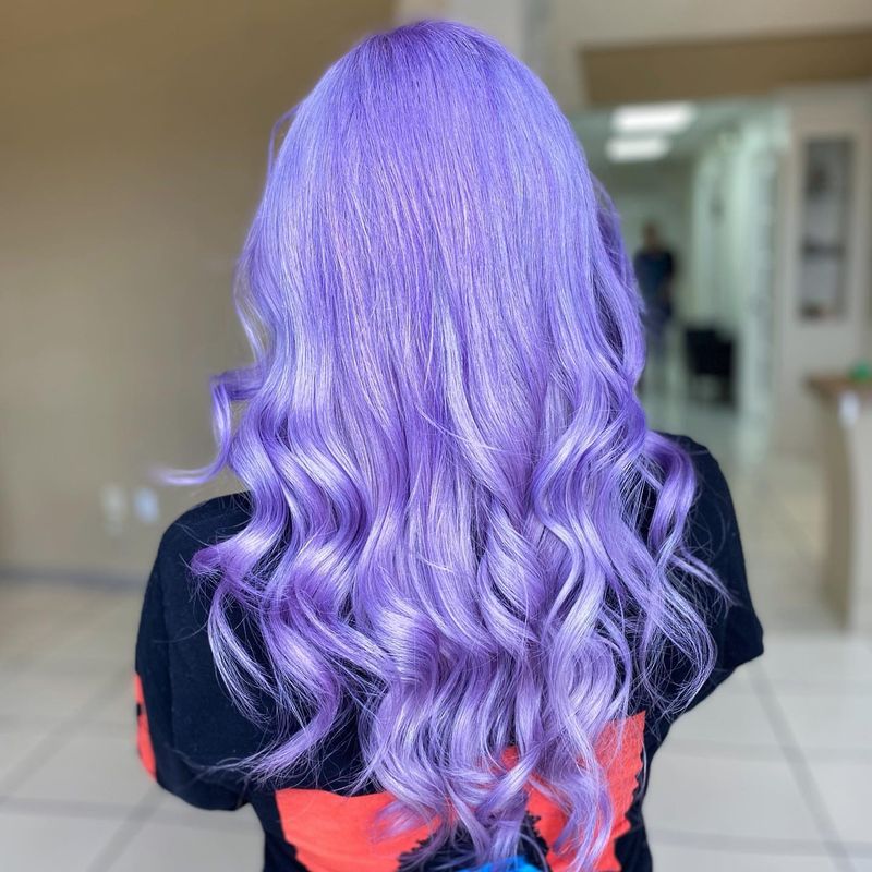 35. Lavender Waves with Periwinkle Dimension