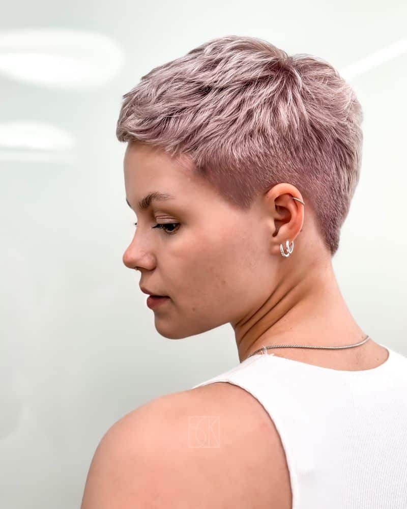 45. Lilac Crop with Tapered Sides