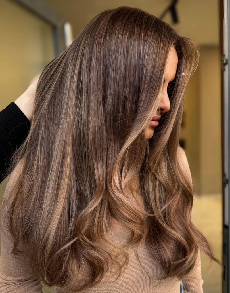 4. Liquid Caramel Waves
