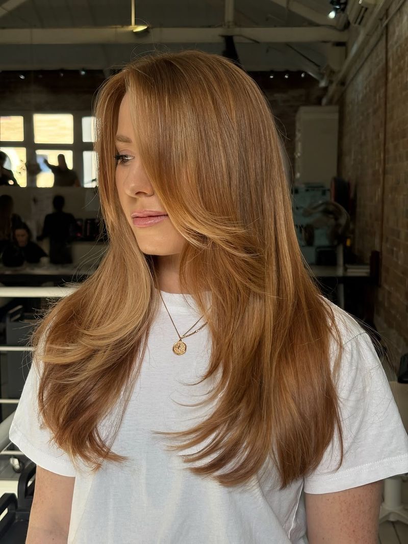36. Long Layers with Butter Apricot Blowout