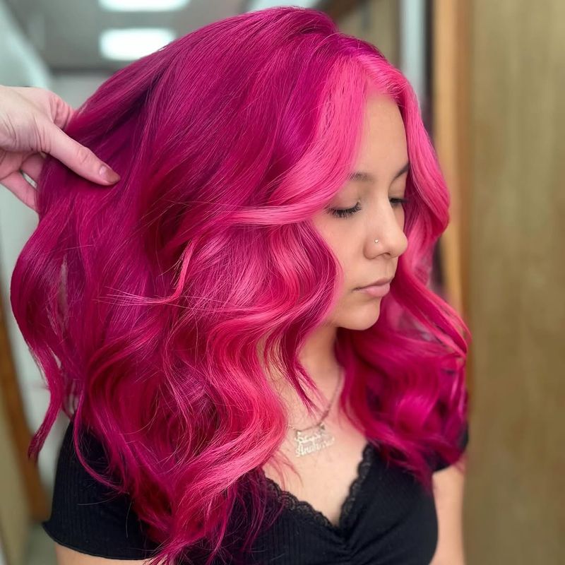 58. Magenta Waves with Bright Money Pieces