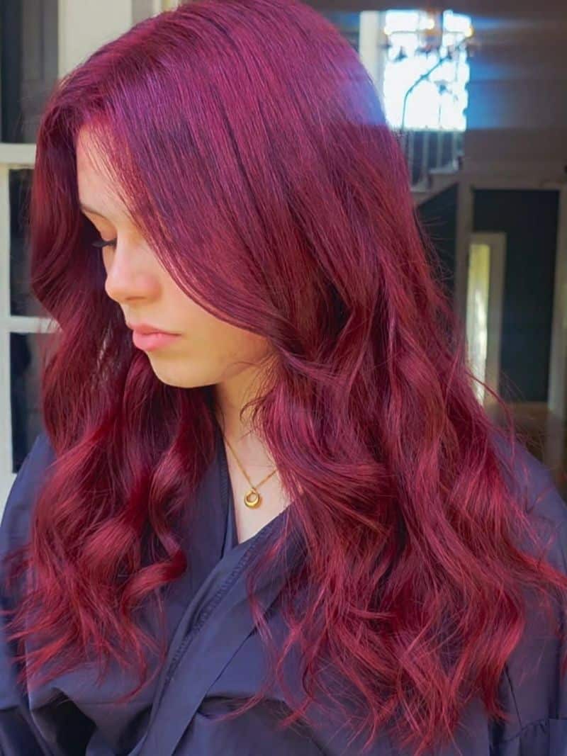 6. Magenta Wine Waves
