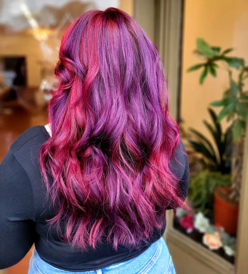 13. Magenta and Violet Melt