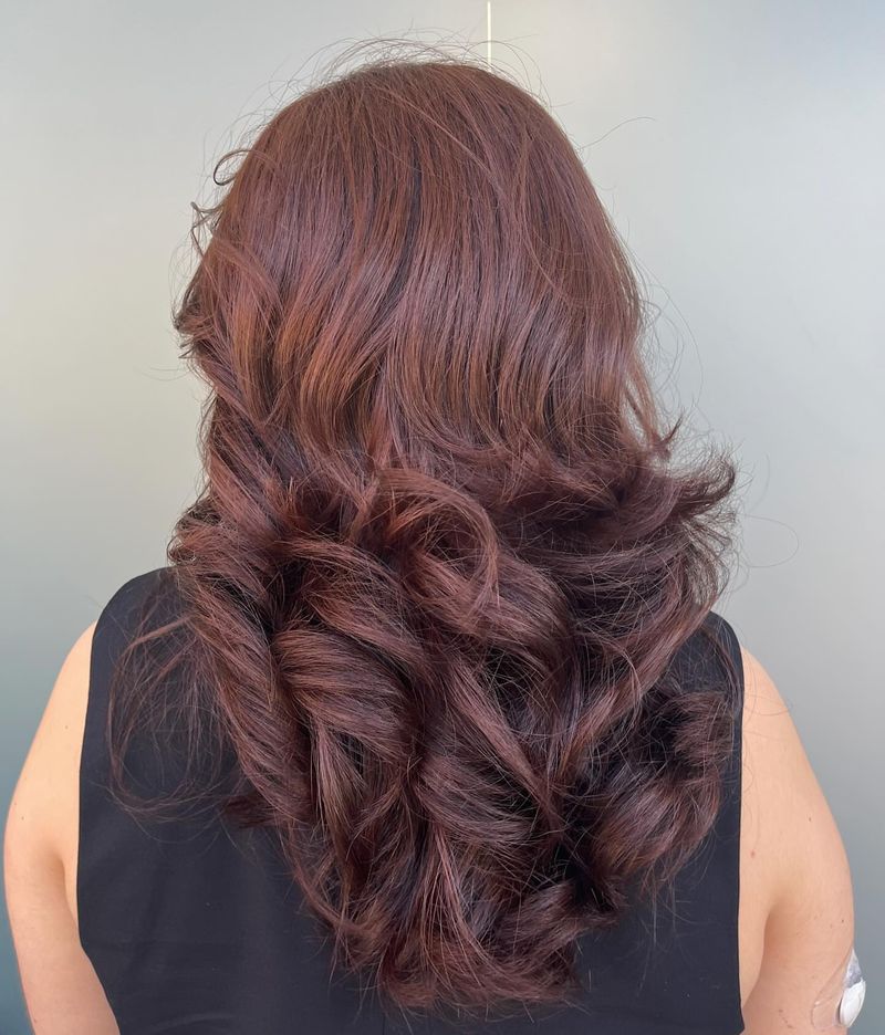 52. Mahogany Layers with Loose Curls