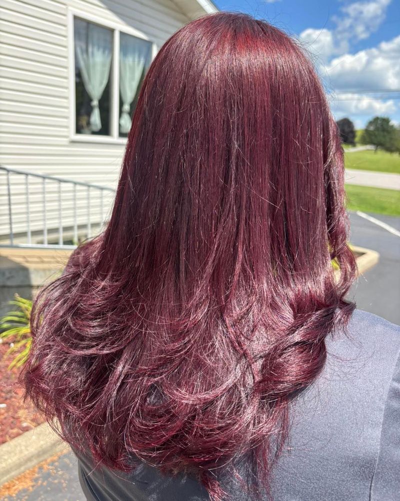 20. Merlot Layers with Soft Waves