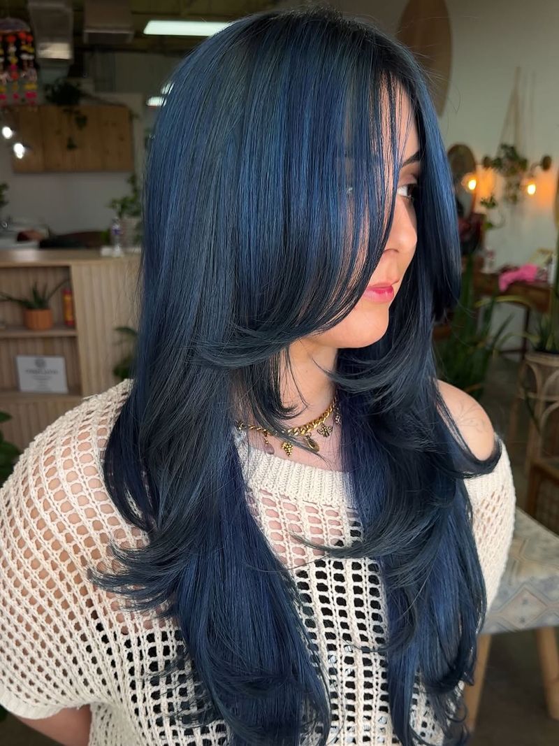 17. Midnight Blue Butterfly Layers
