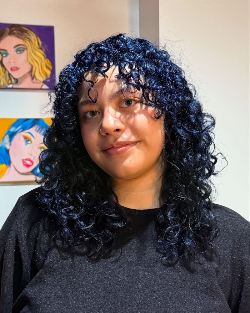 20. Midnight Blue Ringlets