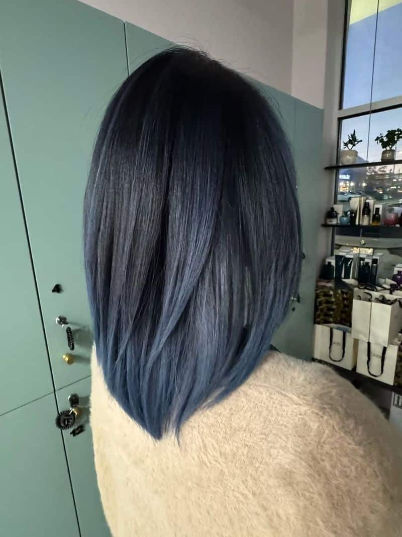 9. Midnight Blue to Denim Gradient Lob