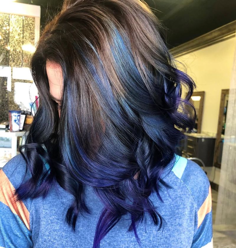 29. Midnight Blue to Purple Melt