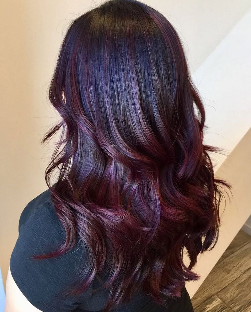 18. Midnight Plum Waves