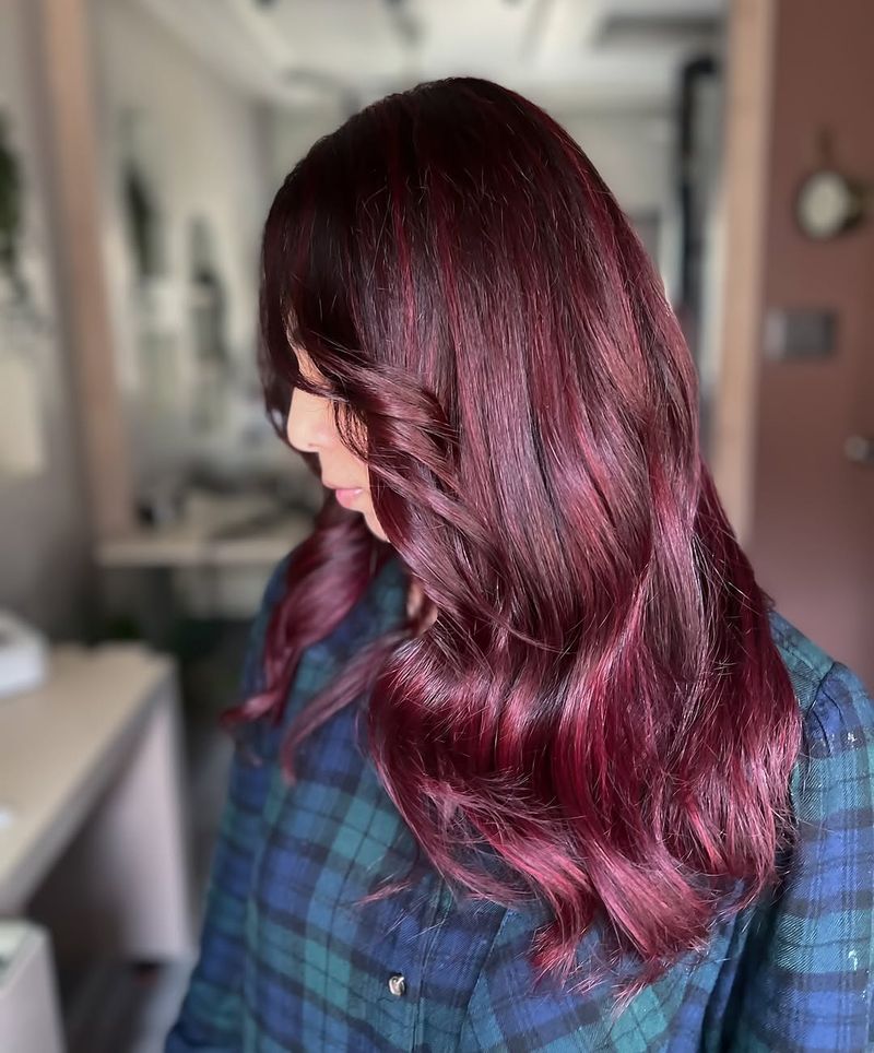 30. Mulberry Waves with Magenta Highlights